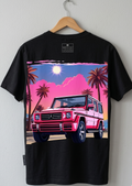 G-Wagon "Vice City" Graphic Tee – Midnight Black