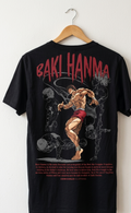 Baki Hanma "The Grappler" Graphic Tee – Pitch Black