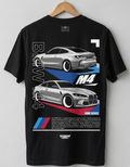 M4 Competition Graphic Tee – Matte Black