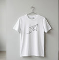 The Paper Plane Tee – Arctic White