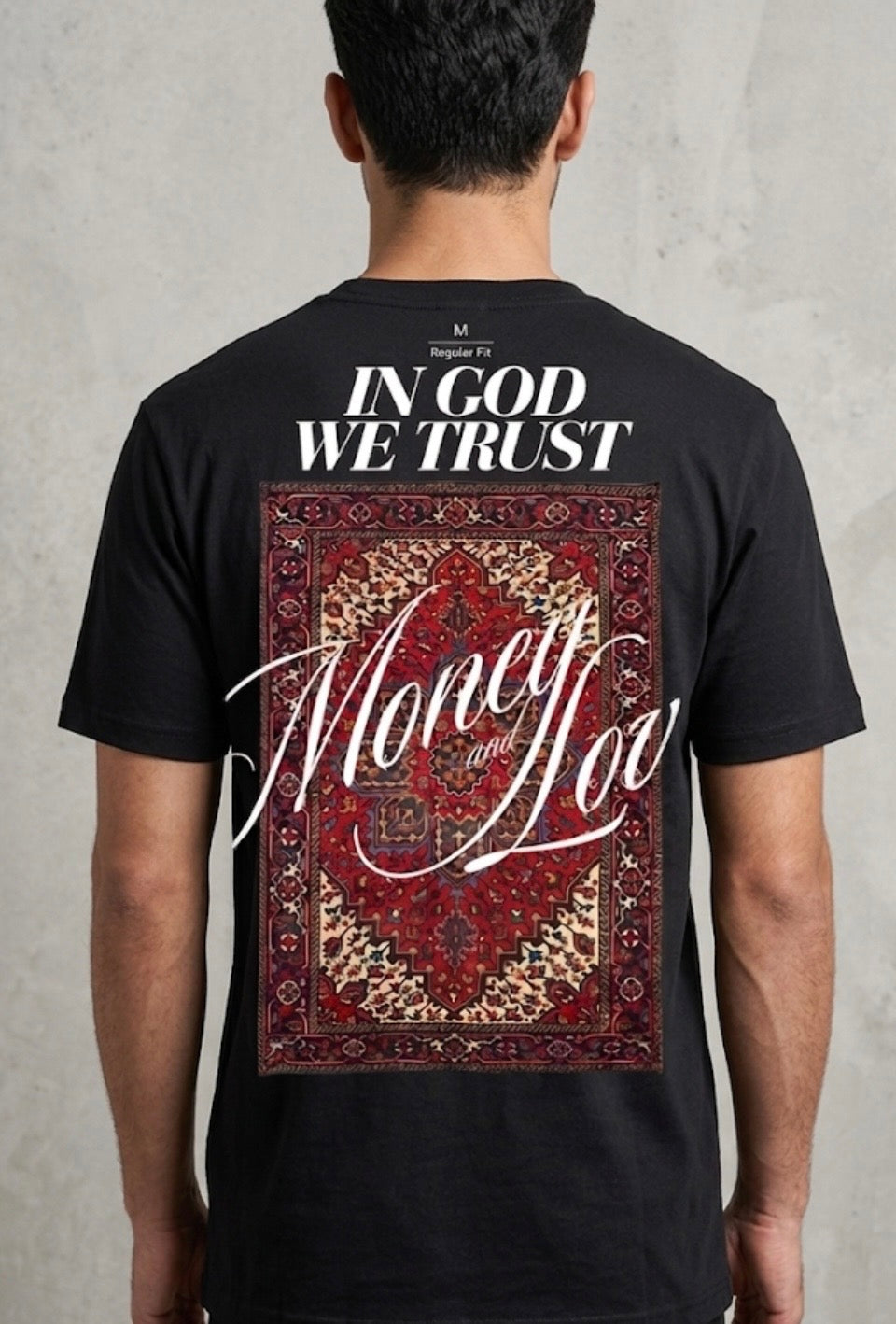 The "Persian Legacy" Graphic Tee – Obsidian Black