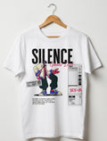“Silence Speaks Loud” Anime Streetwear Tee