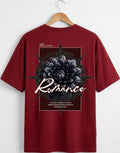 Men's Romance Oversized Printed Red/White T shirt