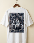 Men's Oversized Black "Feel Inside" Printed T-Shirt